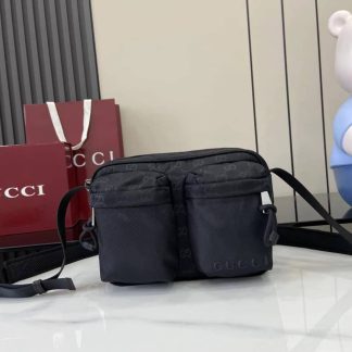 Gucci Nexus Nylon Mens Black Crossbody Bag 834475