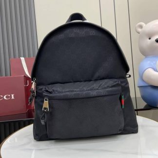 Gucci Nexus Nylon Mens Medium Black Backpack