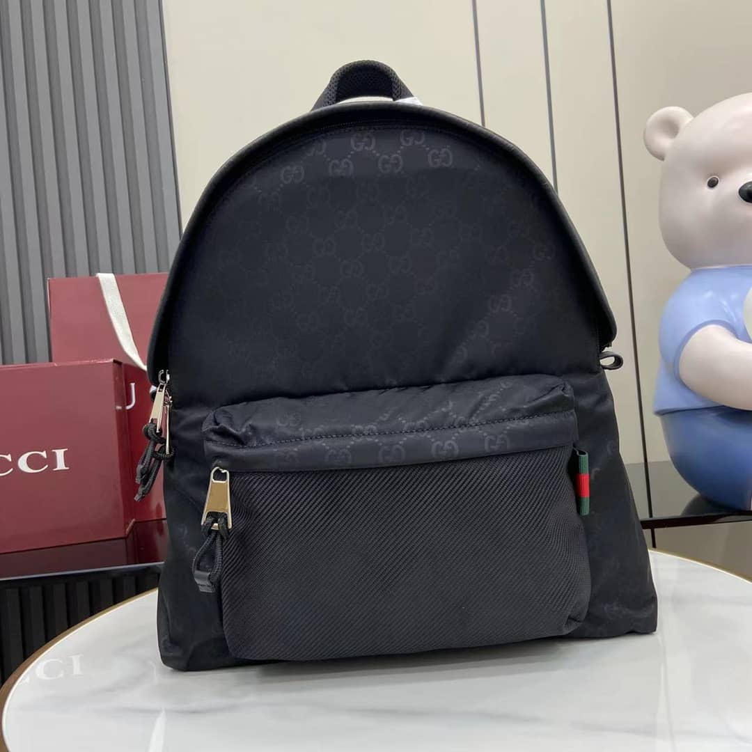 Gucci Nexus Nylon Mens Medium Black Backpack_10_160518 Gucci Nexus Nylon Mens Medium Black Backpack