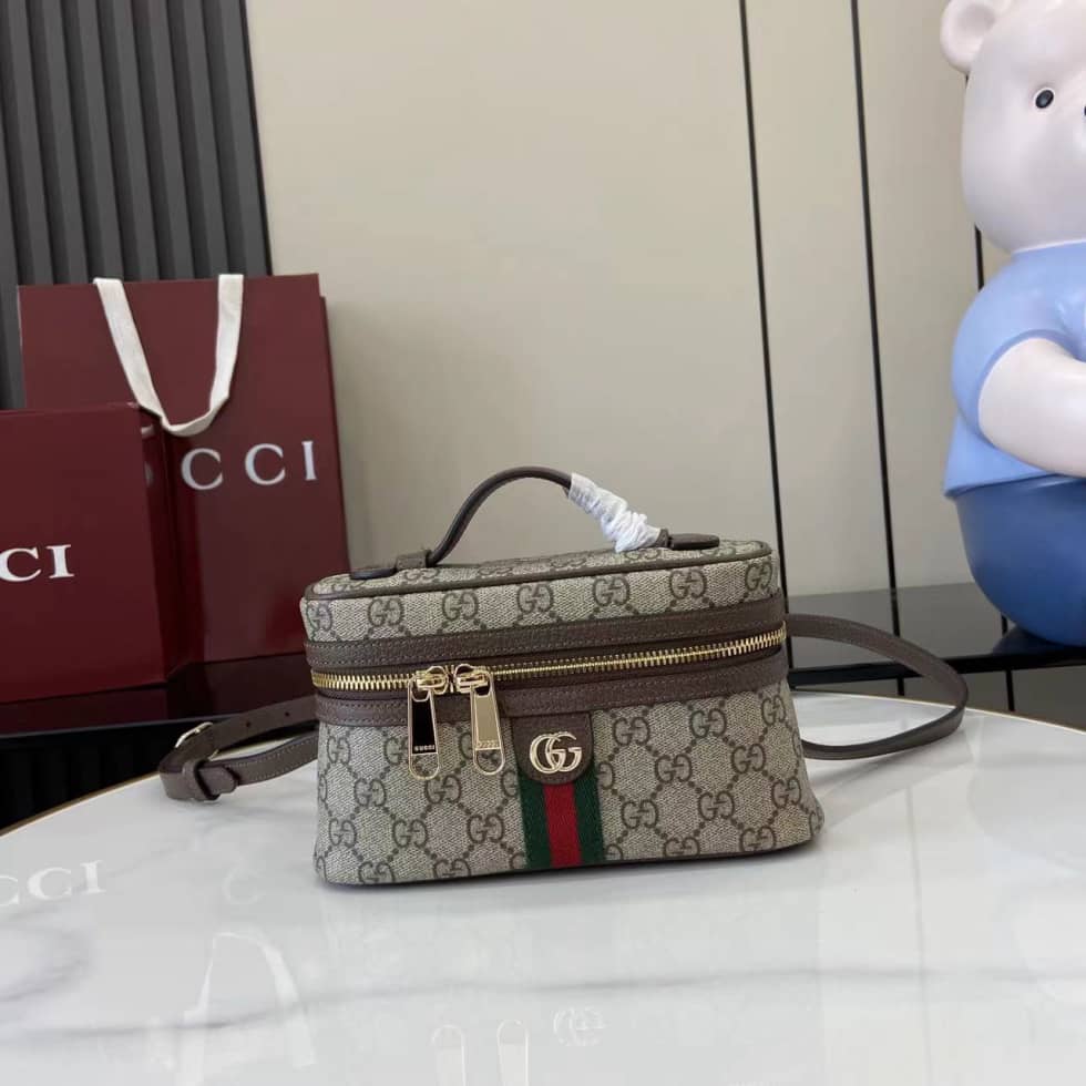 Gucci Ophidia Canvas Small Brown Vanity Bag_10_160578 Gucci Ophidia Canvas Small Brown Vanity Bag