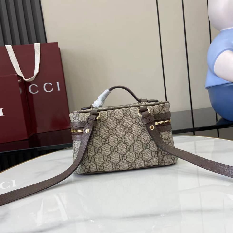 Gucci Ophidia Canvas Small Brown Vanity Bag_1_160578 Gucci Ophidia Canvas Small Brown Vanity Bag