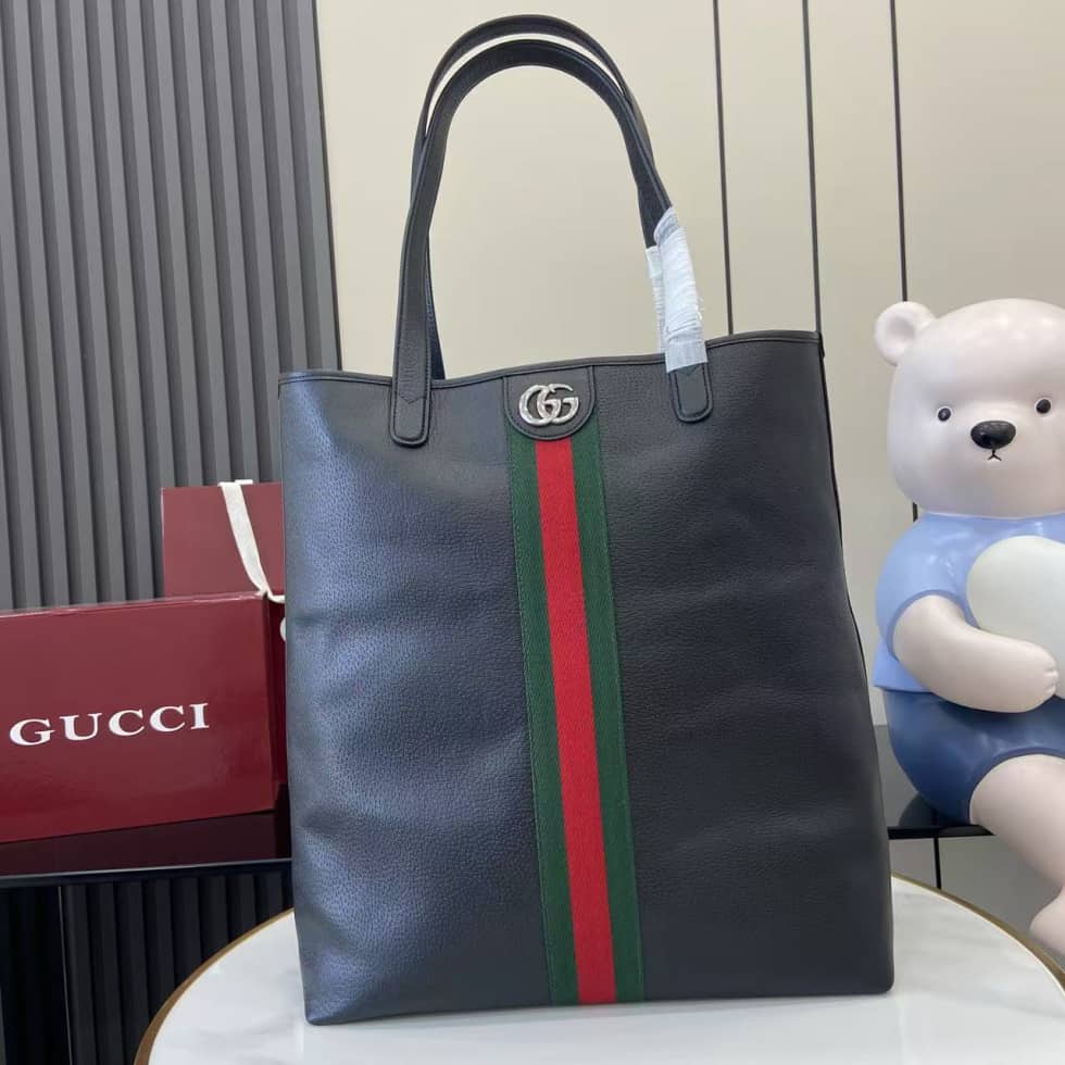 Gucci Ophidia Mens Leather Large Black Tote_10_160618 Gucci Ophidia Mens Leather Large Black Tote