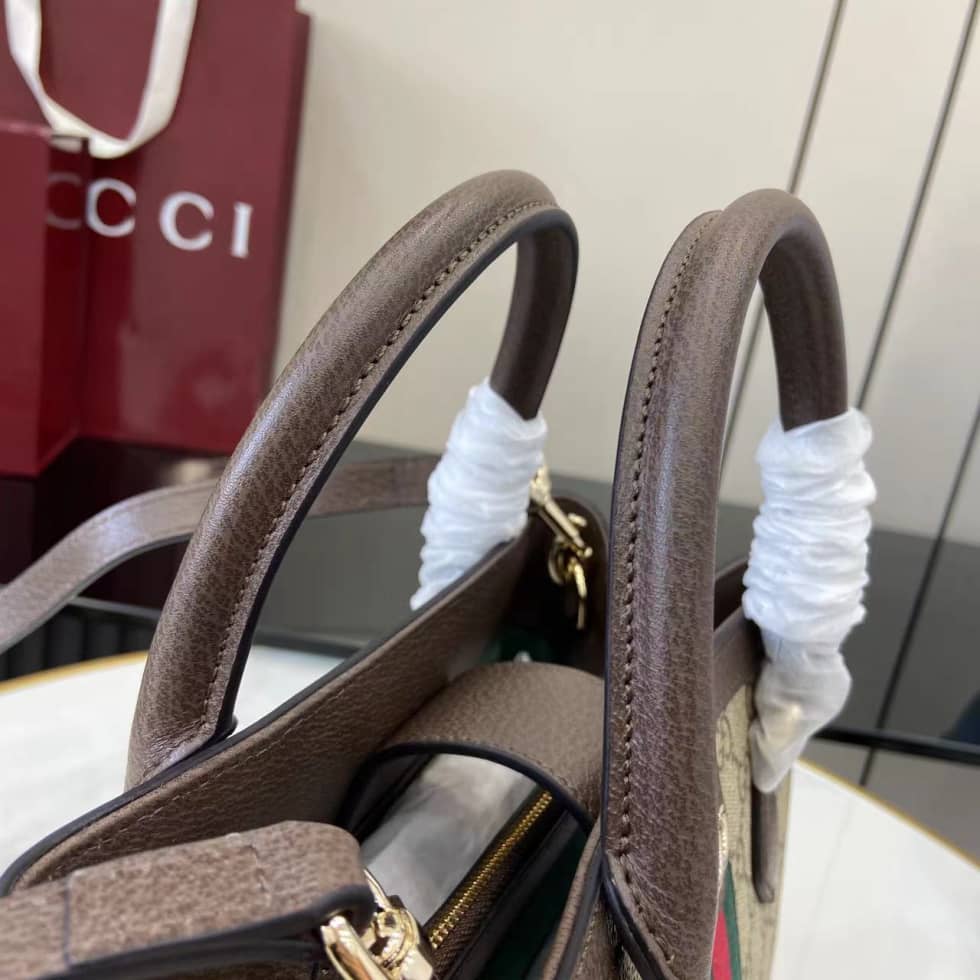 Gucci Ophidia Canvas Small Brown Tote Bag 836840_5_160628 Gucci Ophidia Canvas Small Brown Tote Bag 836840