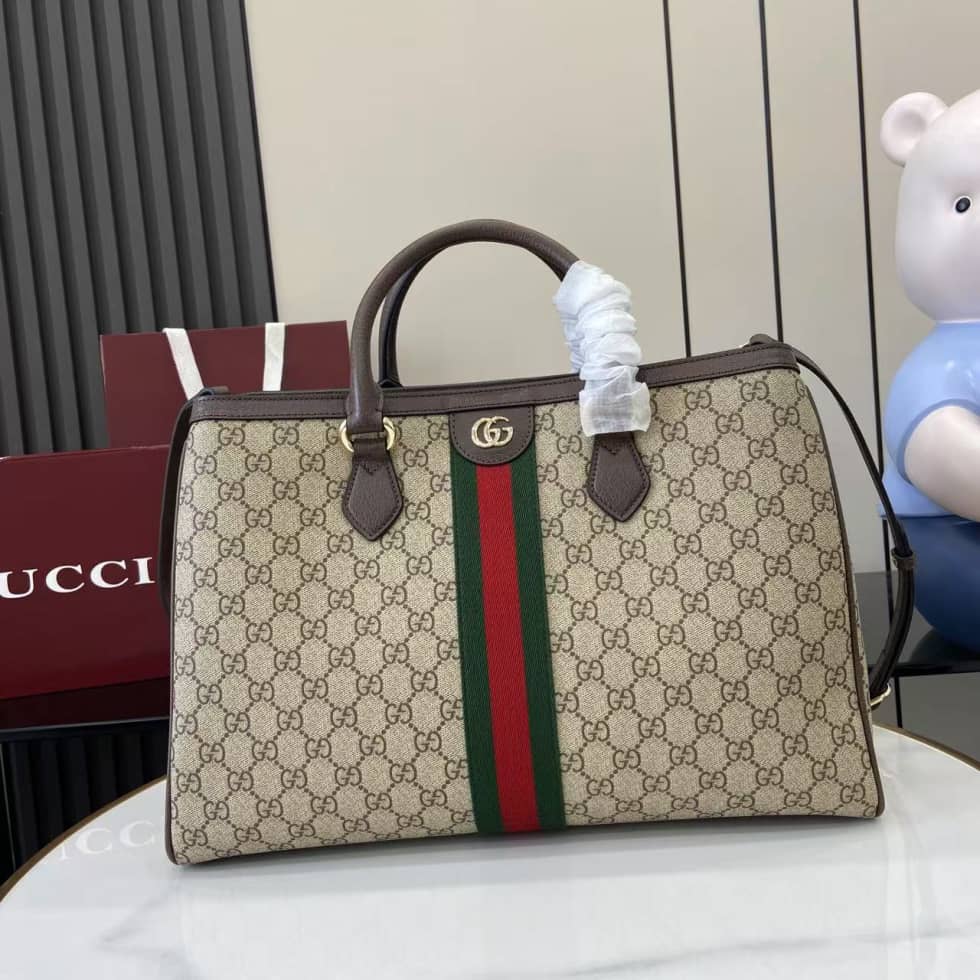 Gucci Ophidia Canvas Large Brown Tote Bag 836838_10_160648 Gucci Ophidia Canvas Large Brown Tote Bag 836838