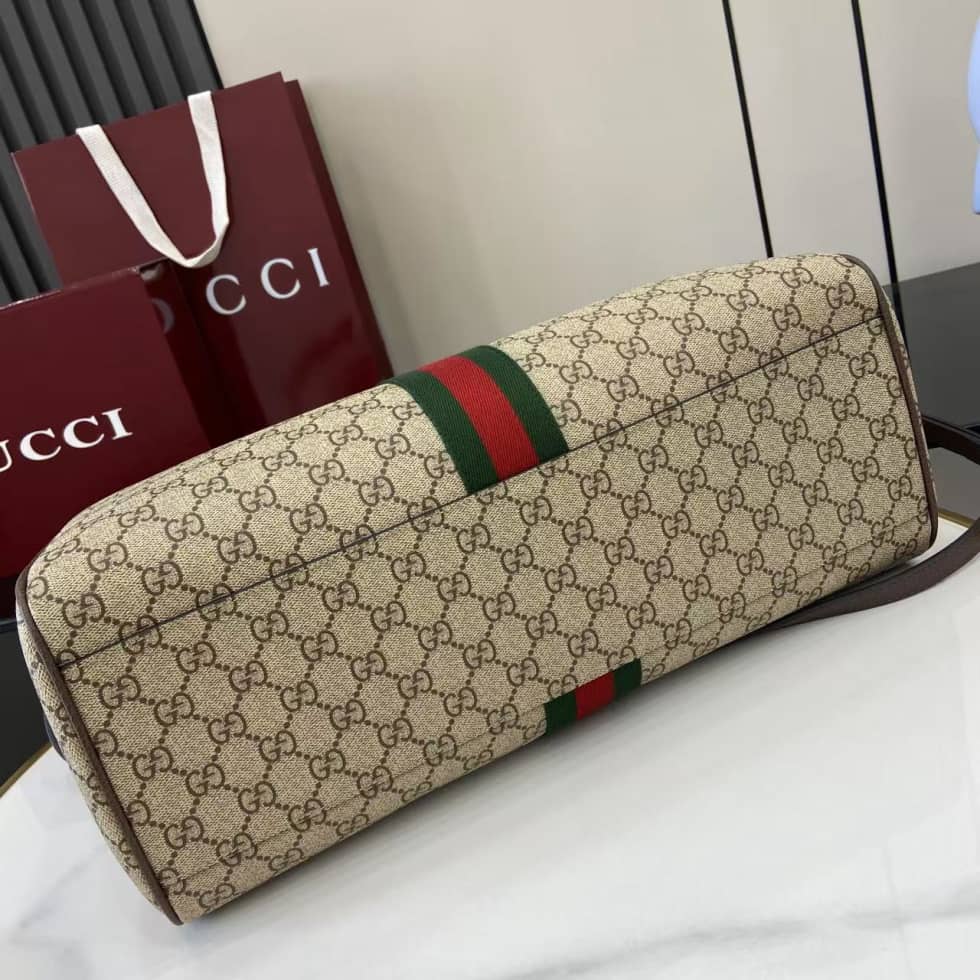Gucci Ophidia Canvas Large Brown Tote Bag 836838_3_160648 Gucci Ophidia Canvas Large Brown Tote Bag 836838