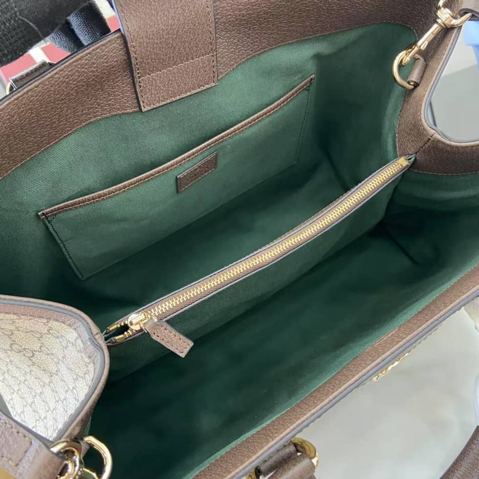 Gucci Ophidia Canvas Large Brown Tote Bag 836838_6_160648 Gucci Ophidia Canvas Large Brown Tote Bag 836838