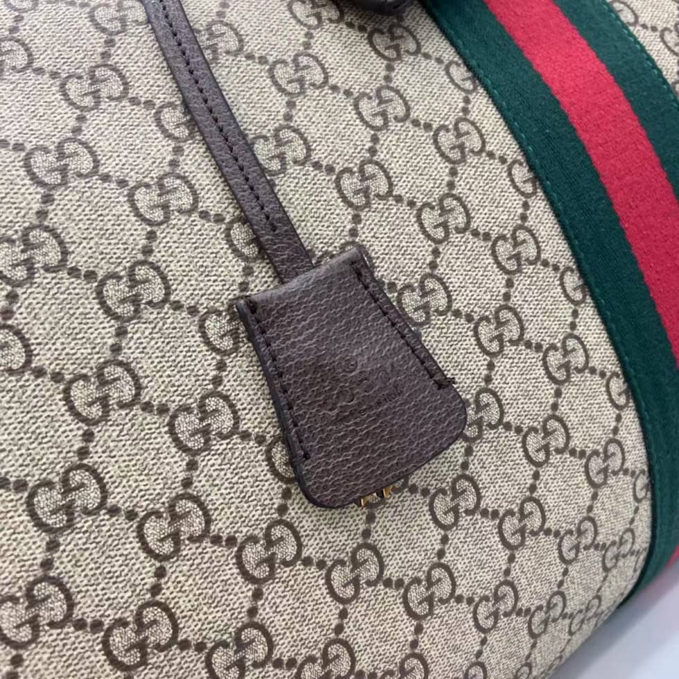 Gucci Savoy Canvas Medium Duffle Bag Beige 834460_5_160658 Gucci Savoy Canvas Medium Duffle Bag Beige 834460