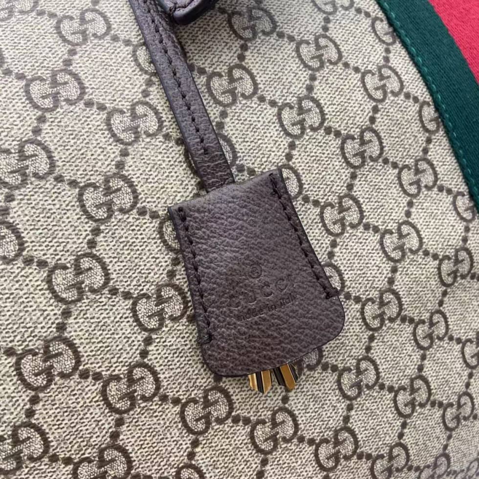 Gucci Savoy Canvas Large Duffle Bag Beige 834458_5_160668 Gucci Savoy Canvas Large Duffle Bag Beige 834458