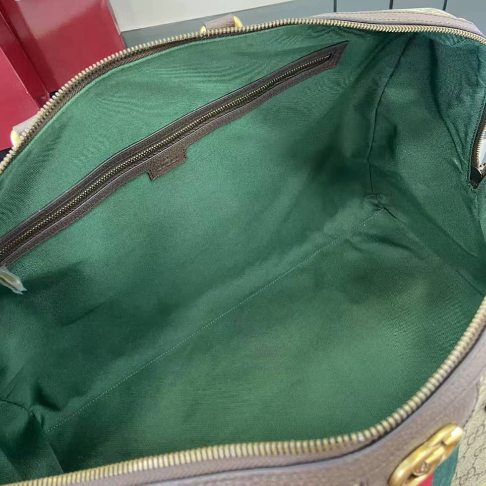 Gucci Savoy Canvas Large Duffle Bag Beige 834458_7_160668 Gucci Savoy Canvas Large Duffle Bag Beige 834458