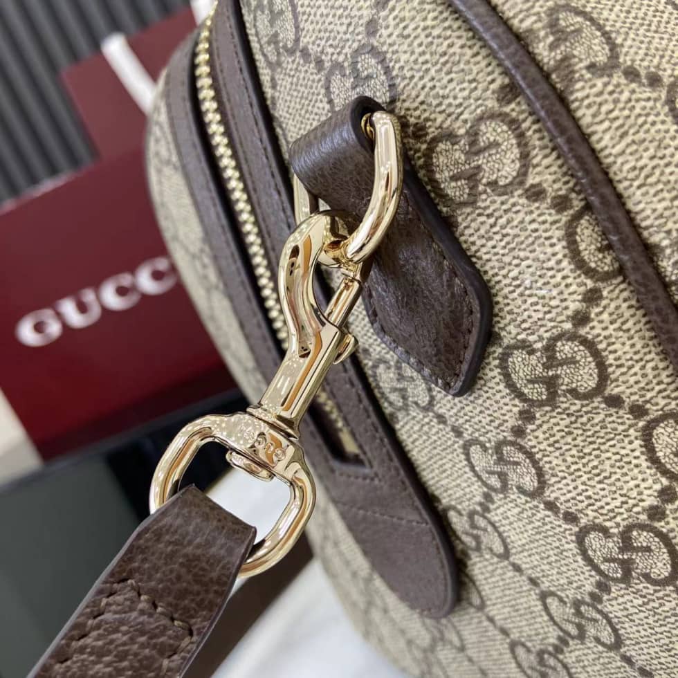 Gucci Ophidia Canvas Large Brown Boston Bag_4_160748 Gucci Ophidia Canvas Large Brown Boston Bag