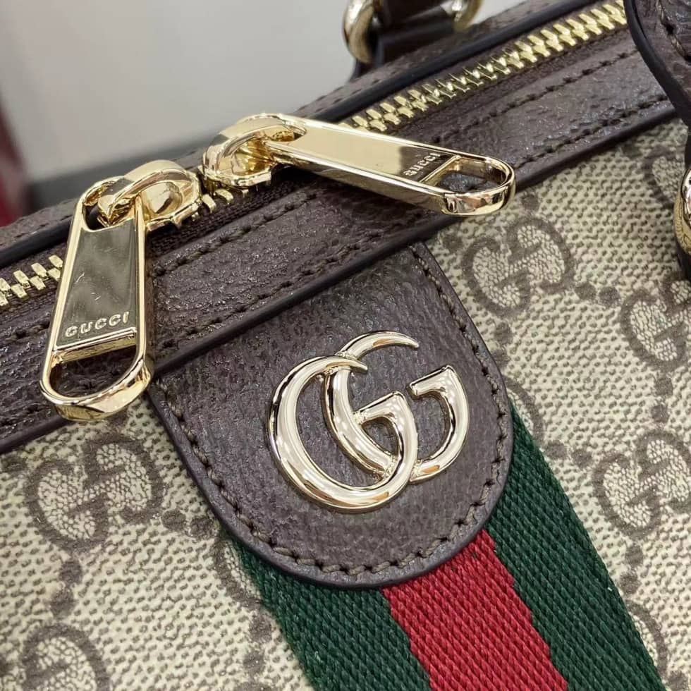 Gucci Ophidia Canvas Large Brown Boston Bag_6_160748 Gucci Ophidia Canvas Large Brown Boston Bag