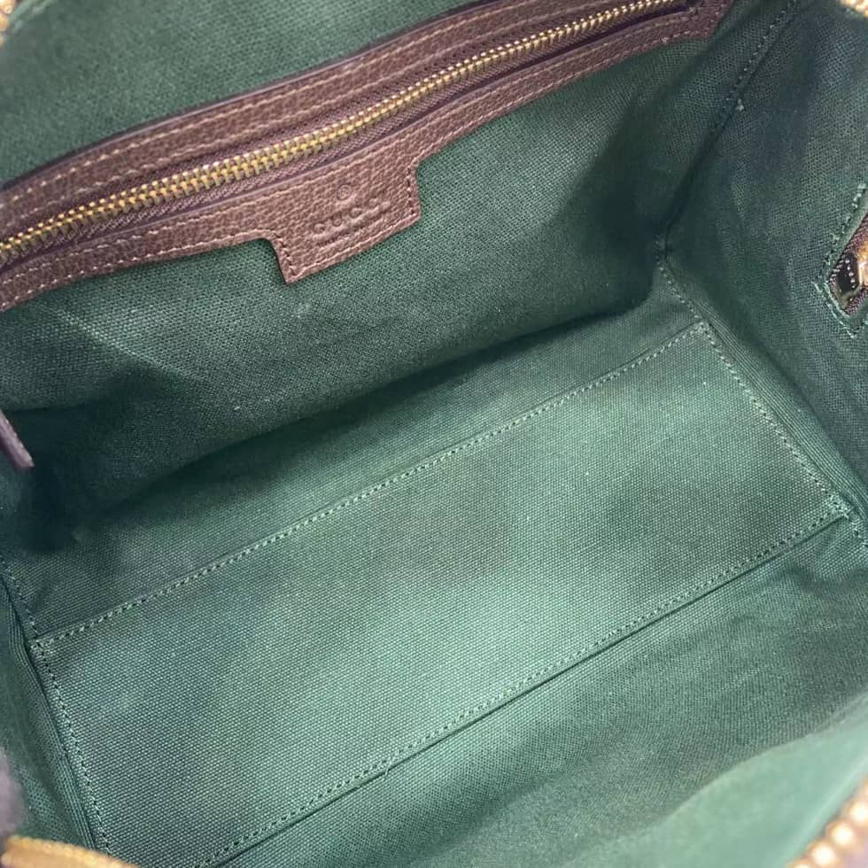 Gucci Ophidia Canvas Medium Brown Boston Bag_7_160788 Gucci Ophidia Canvas Medium Brown Boston Bag