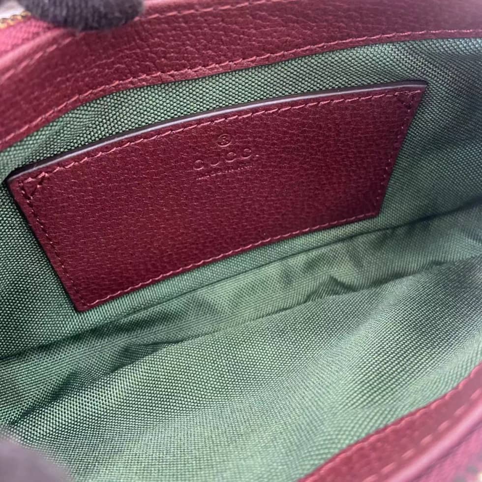 Gucci Ophidia Canvas Mini Red Brown Shoulder Bag_8_160798 Gucci Ophidia Canvas Mini Red Brown Shoulder Bag