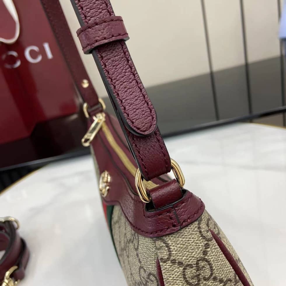 Gucci Ophidia Small Brown Red Shoulder Bag 841341_5_160818 Gucci Ophidia Small Brown Red Shoulder Bag 841341