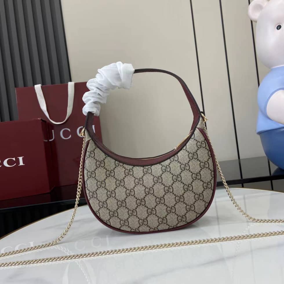 Gucci Ophidia Small Brown Red Hobo Shoulder Bag_1_160838 Gucci Ophidia Small Brown Red Hobo Shoulder Bag