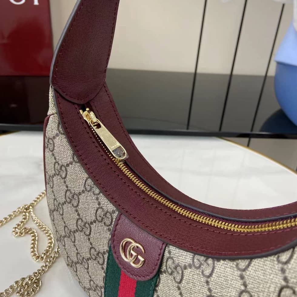 Gucci Ophidia Small Brown Red Hobo Shoulder Bag_5_160838 Gucci Ophidia Small Brown Red Hobo Shoulder Bag