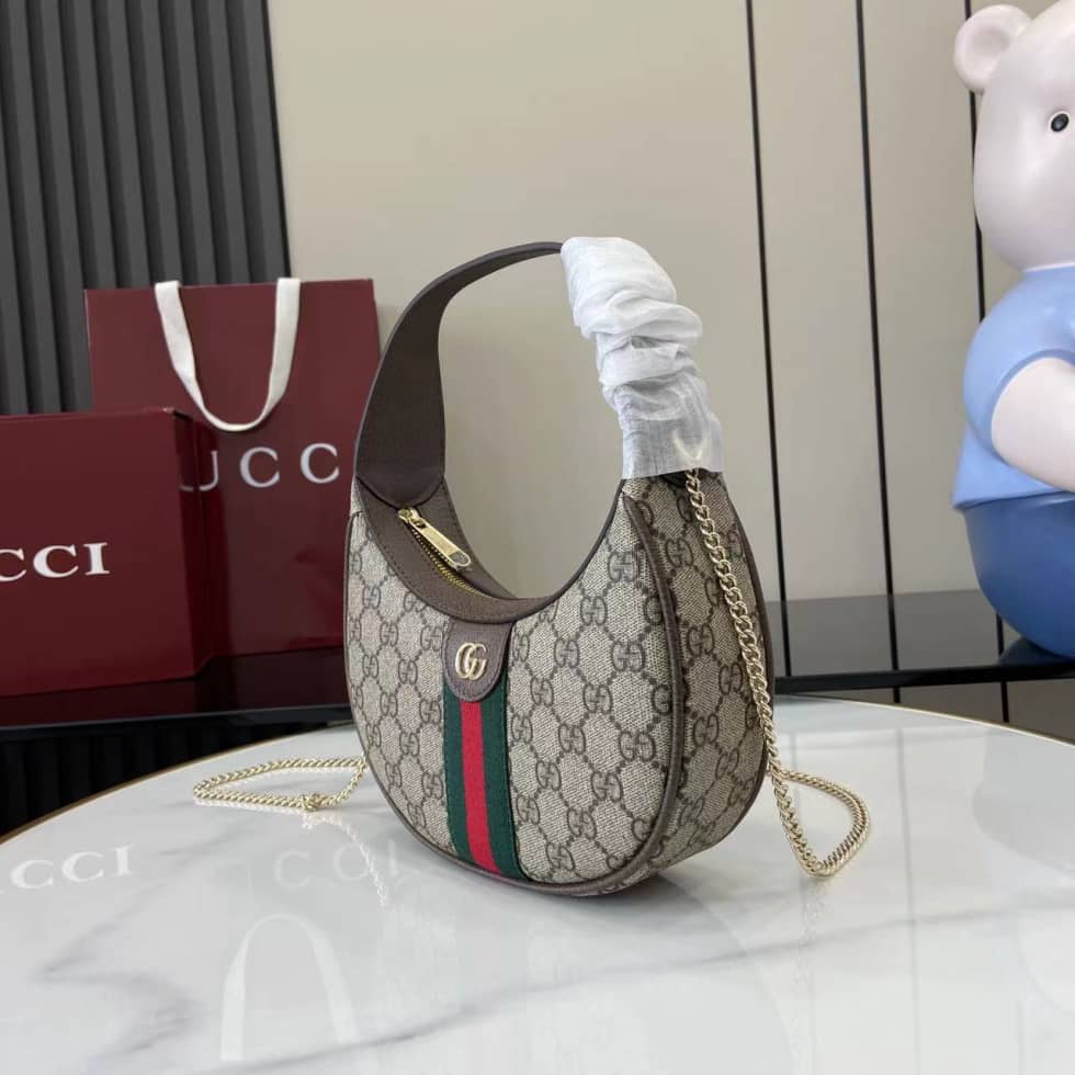 Gucci Ophidia Canvas Small Brown Hobo Shoulder Bag_2_160848 Gucci Ophidia Canvas Small Brown Hobo Shoulder Bag
