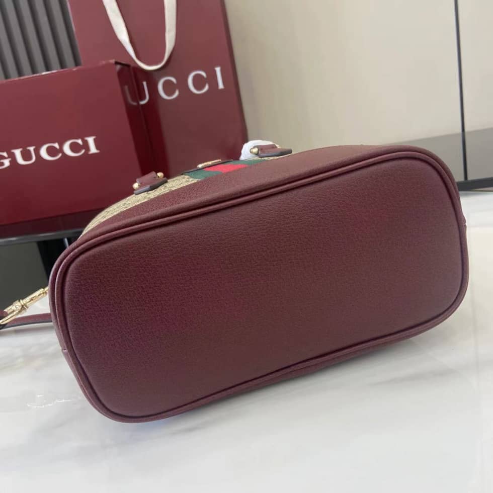 Gucci Ophidia Small Brown Red Tote Bag 836848_3_160858 Gucci Ophidia Small Brown Red Tote Bag 836848