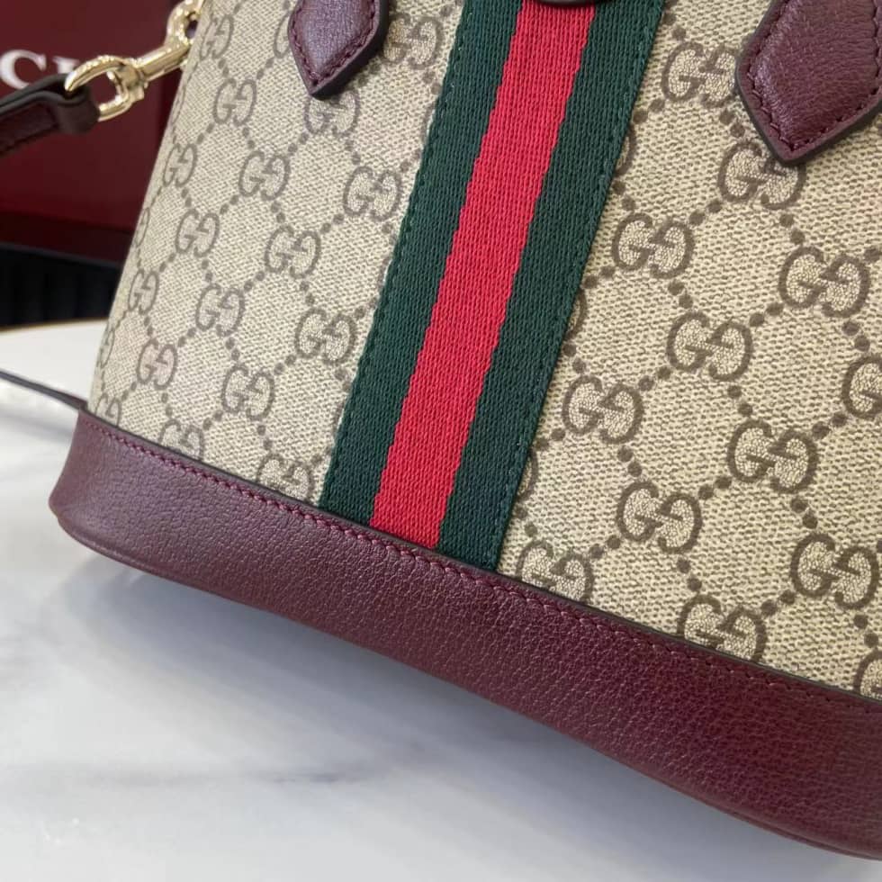 Gucci Ophidia Small Brown Red Tote Bag 836848_5_160858 Gucci Ophidia Small Brown Red Tote Bag 836848