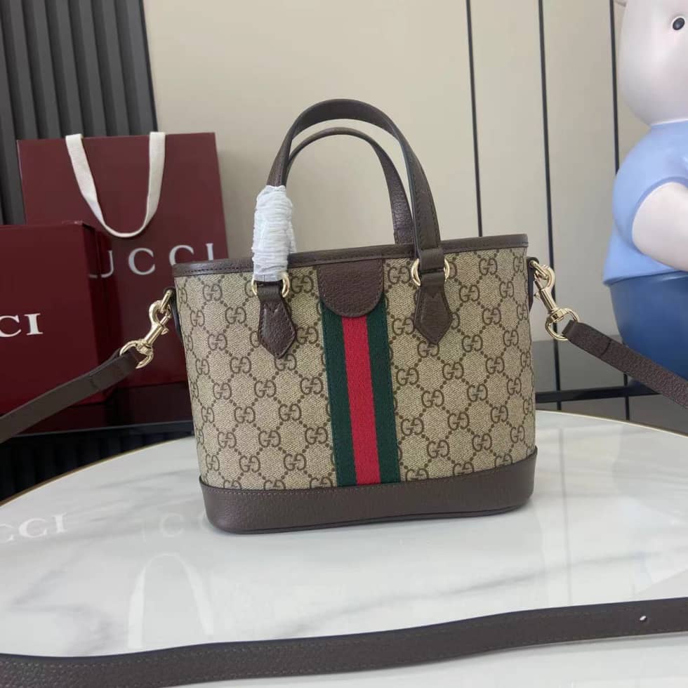 Gucci Ophidia Canvas Small Brown Tote Bag 836848_1_160868 Gucci Ophidia Canvas Small Brown Tote Bag 836848