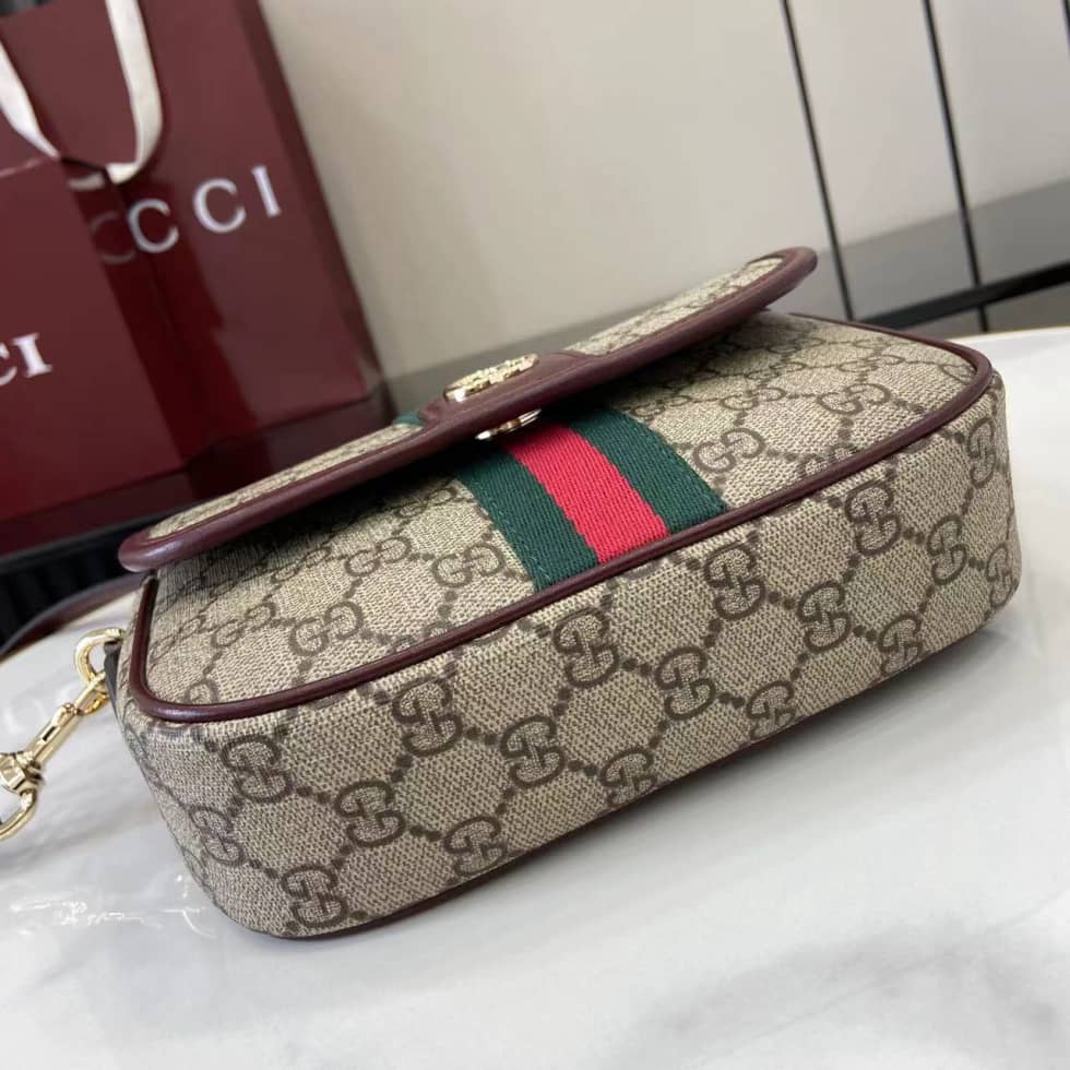Gucci Ophidia Small Brown Red Top Handle Bag_2_160878 Gucci Ophidia Small Brown Red Top Handle Bag