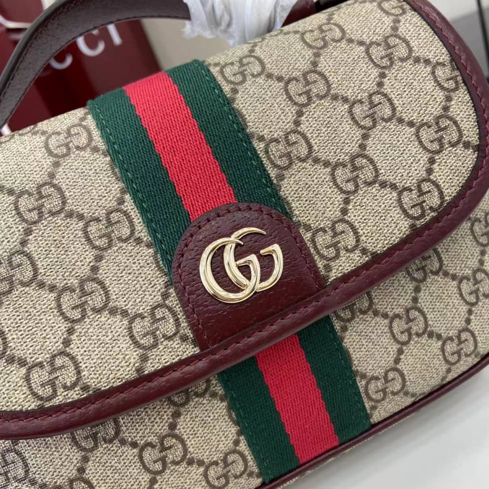 Gucci Ophidia Small Brown Red Top Handle Bag_4_160878 Gucci Ophidia Small Brown Red Top Handle Bag