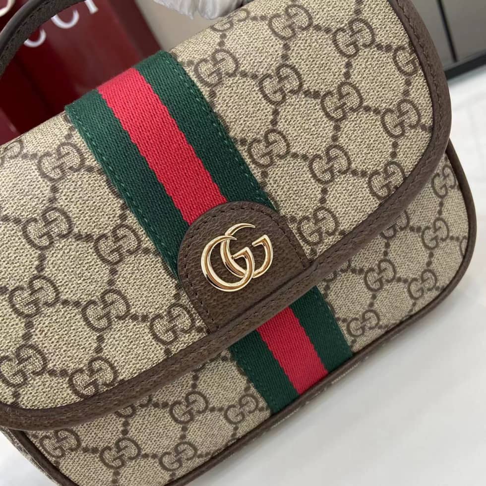 Gucci Ophidia Canvas Small Brown Top Handle Bag_5_160888 Gucci Ophidia Canvas Small Brown Top Handle Bag
