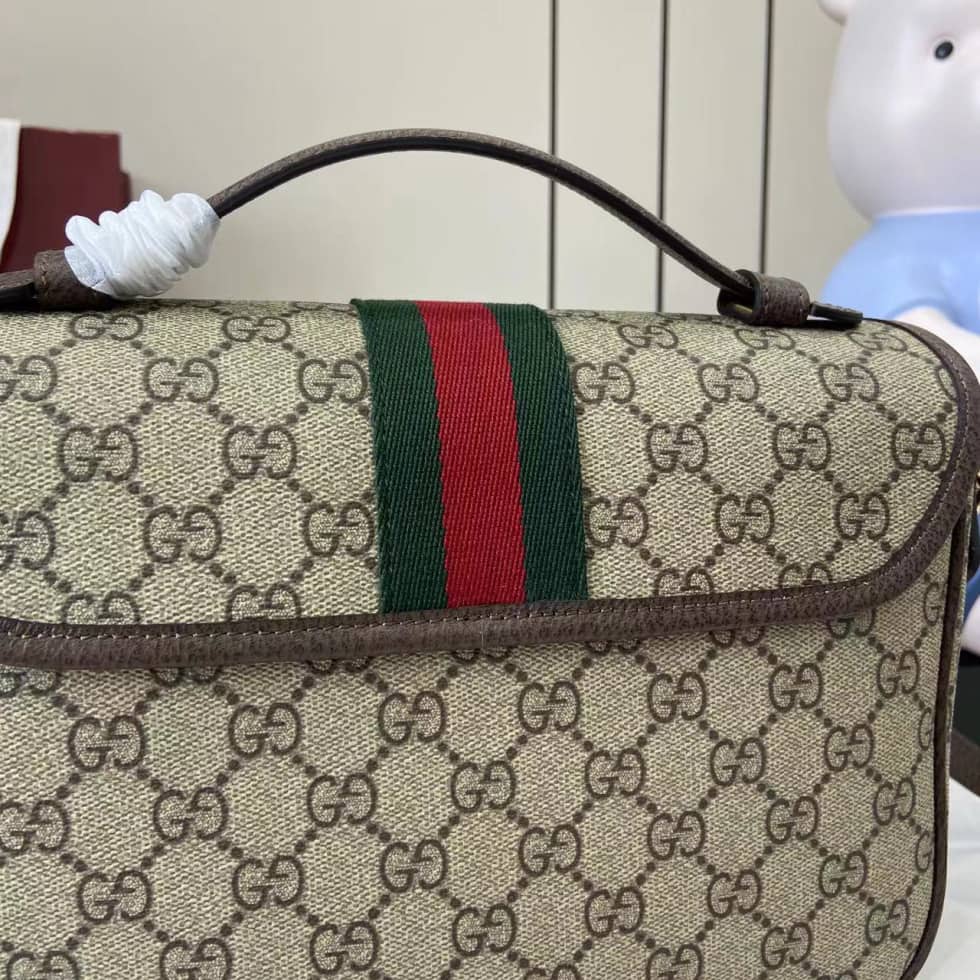 Gucci Ophidia Medium Brown Top Handle Bag_5_160908 Gucci Ophidia Medium Brown Top Handle Bag