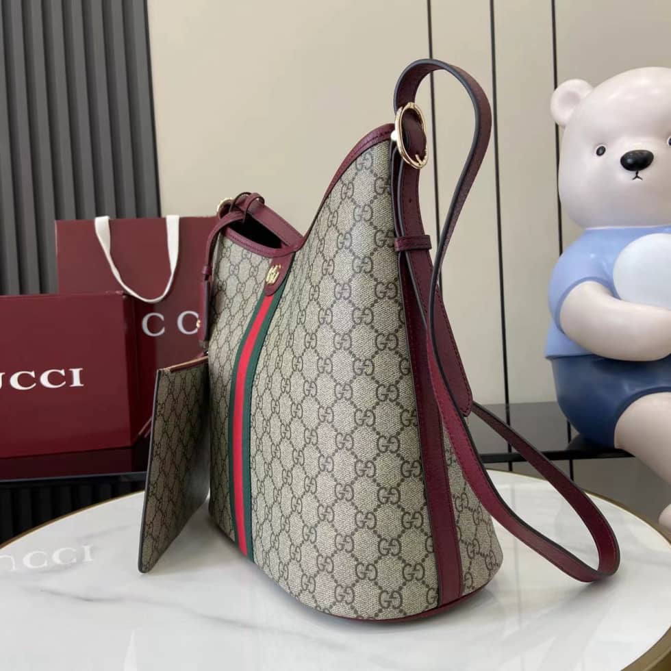 Gucci Ophidia Large Brown Red Shoulder Bag 836871_2_160938 Gucci Ophidia Large Brown Red Shoulder Bag 836871