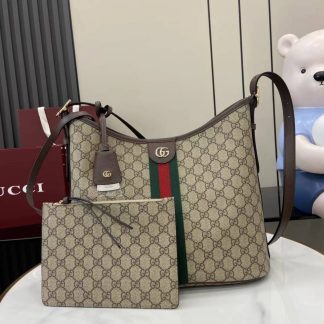 Gucci Ophidia Large Brown Shoulder Bag 836871