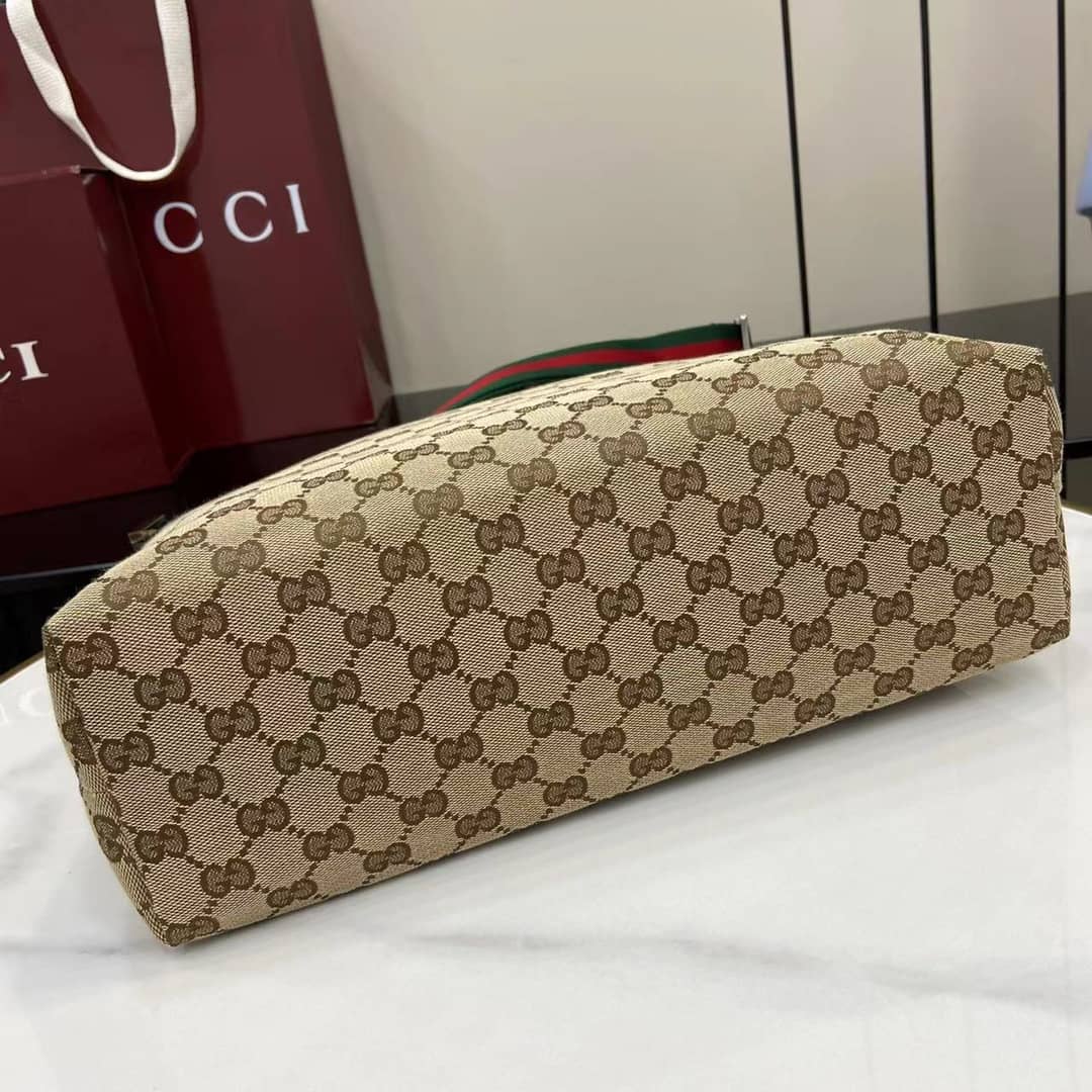Gucci Mens GG Medium Beige Messenger Bag 189751_3_160978 Gucci Mens GG Medium Beige Messenger Bag 189751