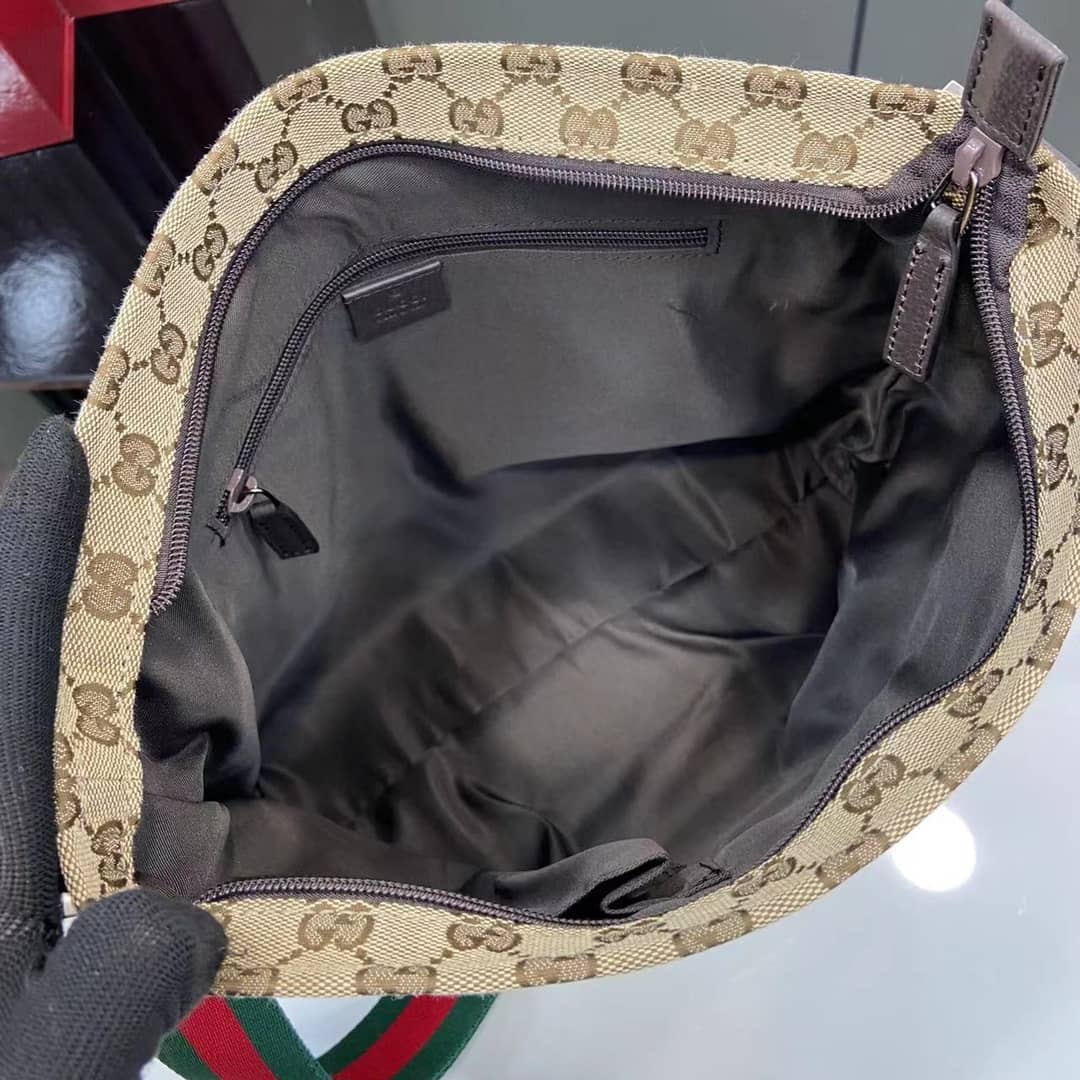 Gucci Mens GG Medium Beige Messenger Bag 189751_7_160978 Gucci Mens GG Medium Beige Messenger Bag 189751