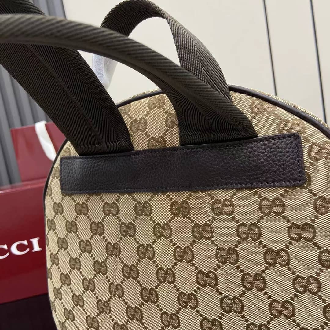 Gucci GG Canvas Medium Beige Backpack 449906_5_160998 Gucci GG Canvas Medium Beige Backpack 449906