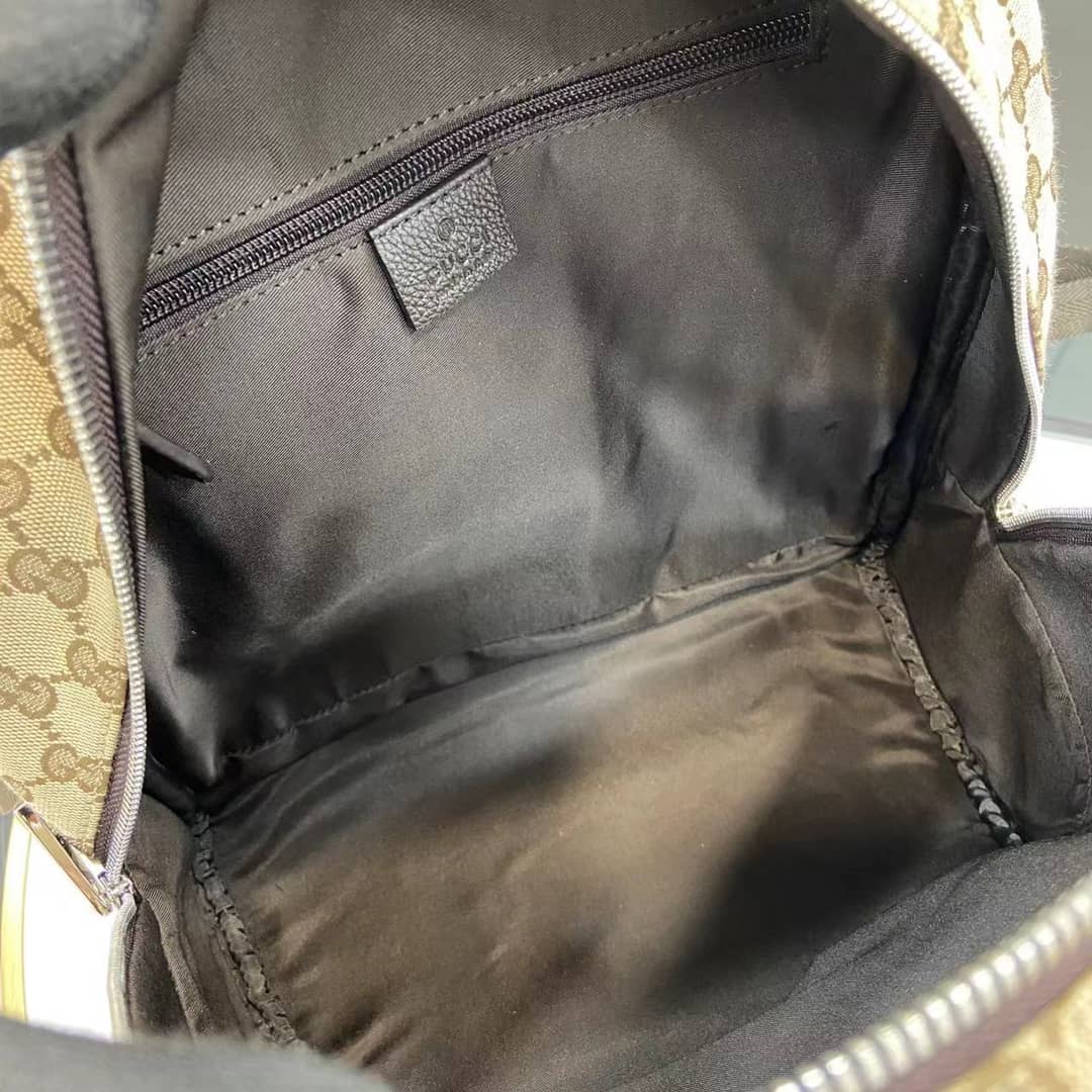 Gucci GG Canvas Medium Beige Backpack 449906_7_160998 Gucci GG Canvas Medium Beige Backpack 449906