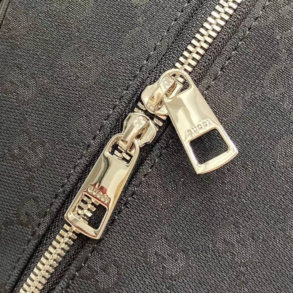 Gucci GG Canvas Medium Black Backpack 449906_5_161008 Gucci GG Canvas Medium Black Backpack 449906