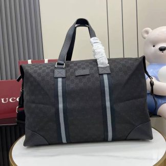 Gucci Mens GG Large Black Duffle Bag 449180