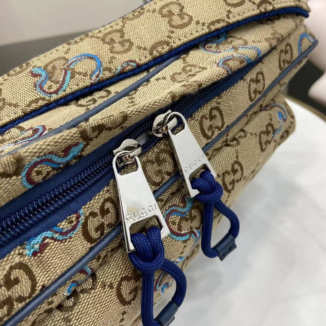 Gucci Mens GG Snake Large Sling Bag 802096_5_161058 Gucci Mens GG Snake Large Sling Bag 802096