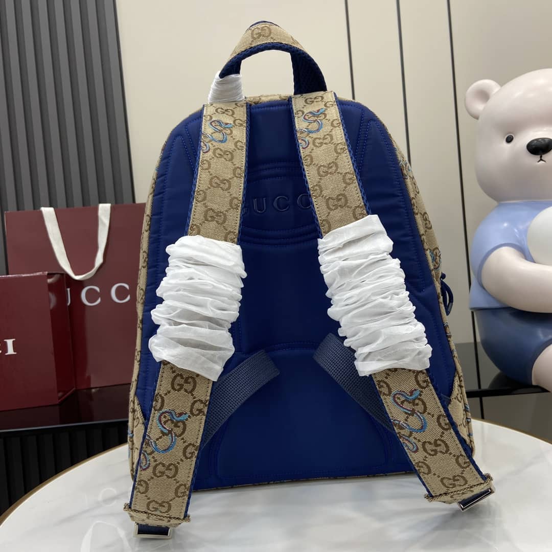Gucci Mens GG Snake Large Backpack 800265_1_161068 Gucci Mens GG Snake Large Backpack 800265