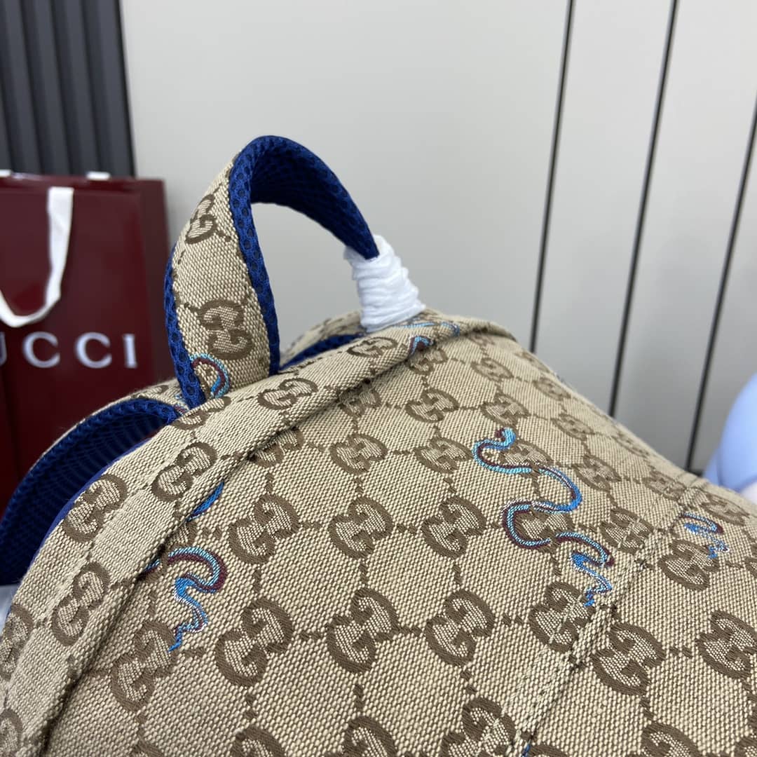 Gucci Mens GG Snake Large Backpack 800265_3_161068 Gucci Mens GG Snake Large Backpack 800265