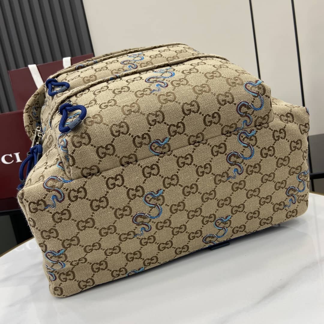 Gucci Mens GG Snake Large Backpack 800265_6_161068 Gucci Mens GG Snake Large Backpack 800265