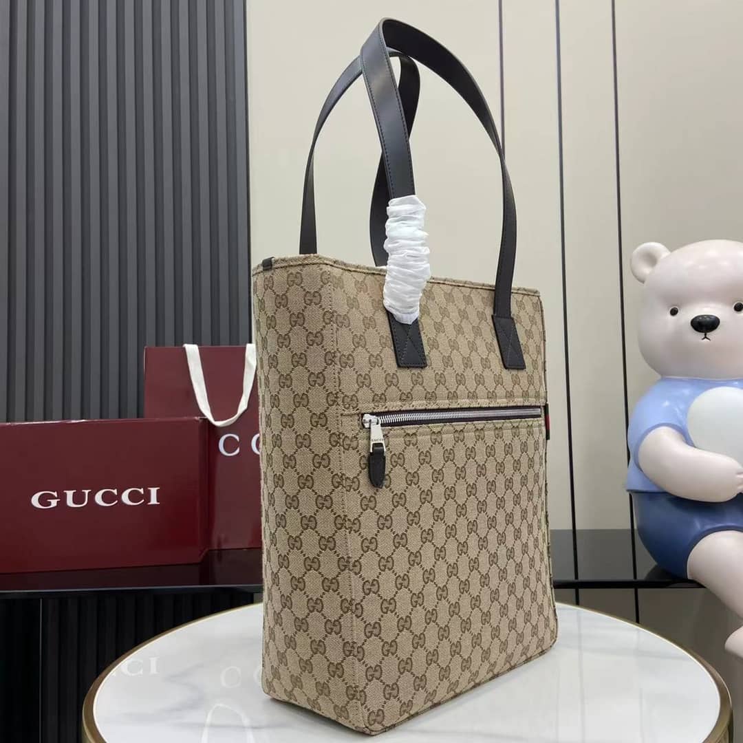 Gucci Mens GG Medium Beige Tote Bag 834796_2_161088 Gucci Mens GG Medium Beige Tote Bag 834796