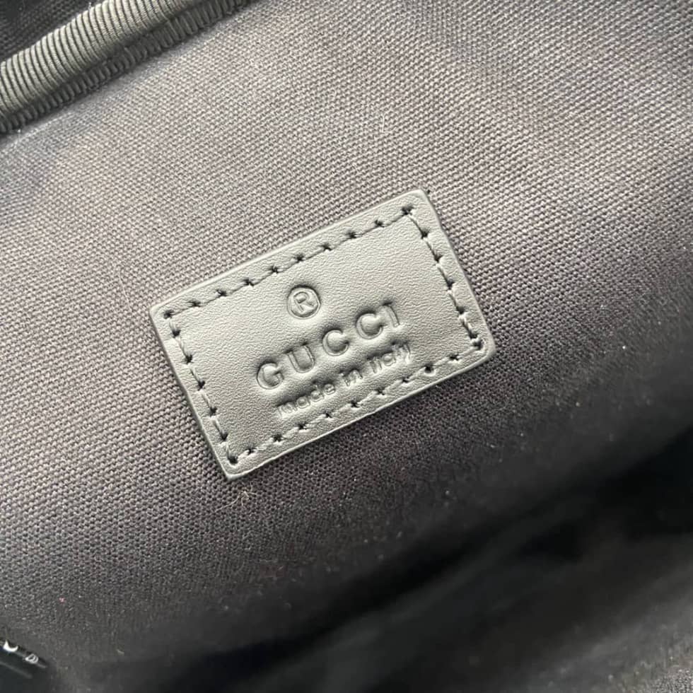 Gucci Mens GG Supreme Small Black Sling Bag_7_161098 Gucci Mens GG Supreme Small Black Sling Bag