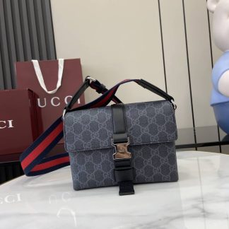 Gucci Mens GG Mini Black Crossbody Bag 816953