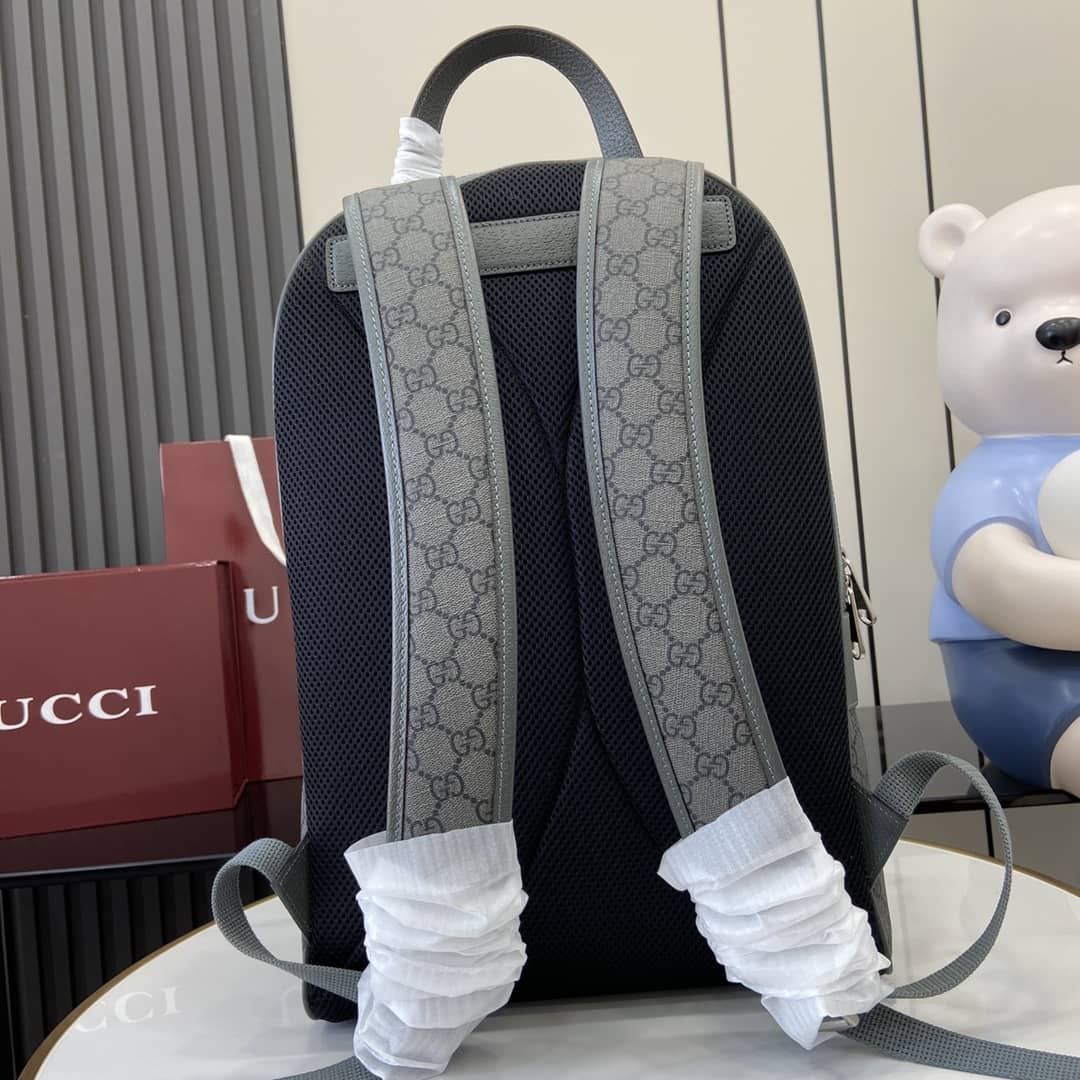Gucci Ophidia Mens Medium Grey Backpack 821938_2_161138 Gucci Ophidia Mens Medium Grey Backpack 821938