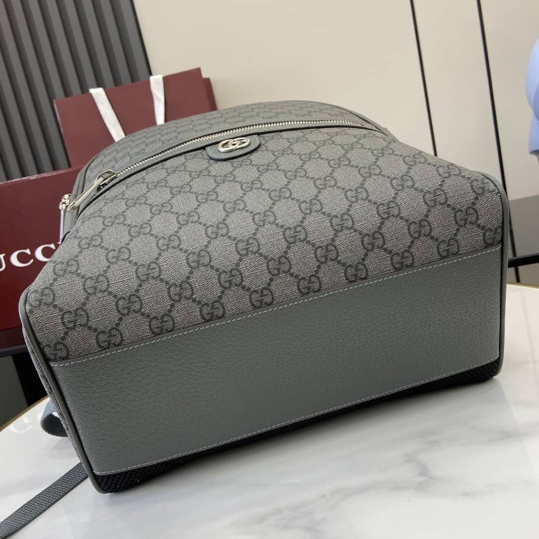 Gucci Ophidia Mens Medium Grey Backpack 821938_6_161138 Gucci Ophidia Mens Medium Grey Backpack 821938