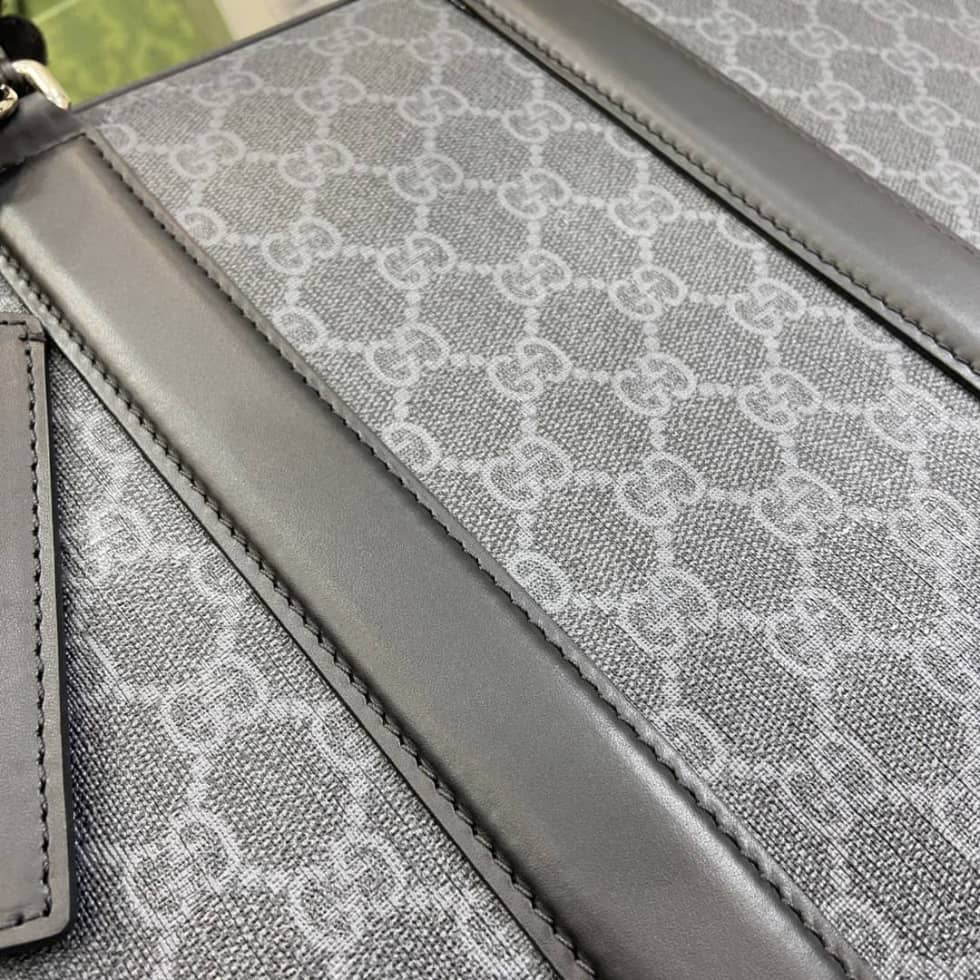 Gucci Mens Supreme Medium Black Briefcase 792077_3_161208 Gucci Mens Supreme Medium Black Briefcase 792077