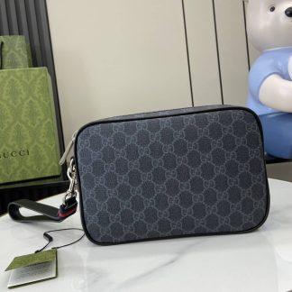 Gucci Mens Supreme Small Black Pouch 792096