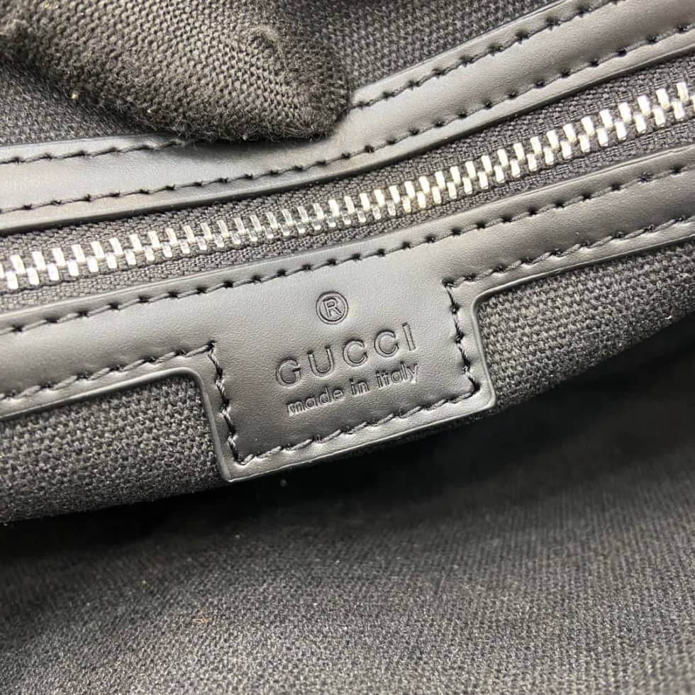 Gucci Mens Supreme Small Black Pouch 792096_8_161218 Gucci Mens Supreme Small Black Pouch 792096