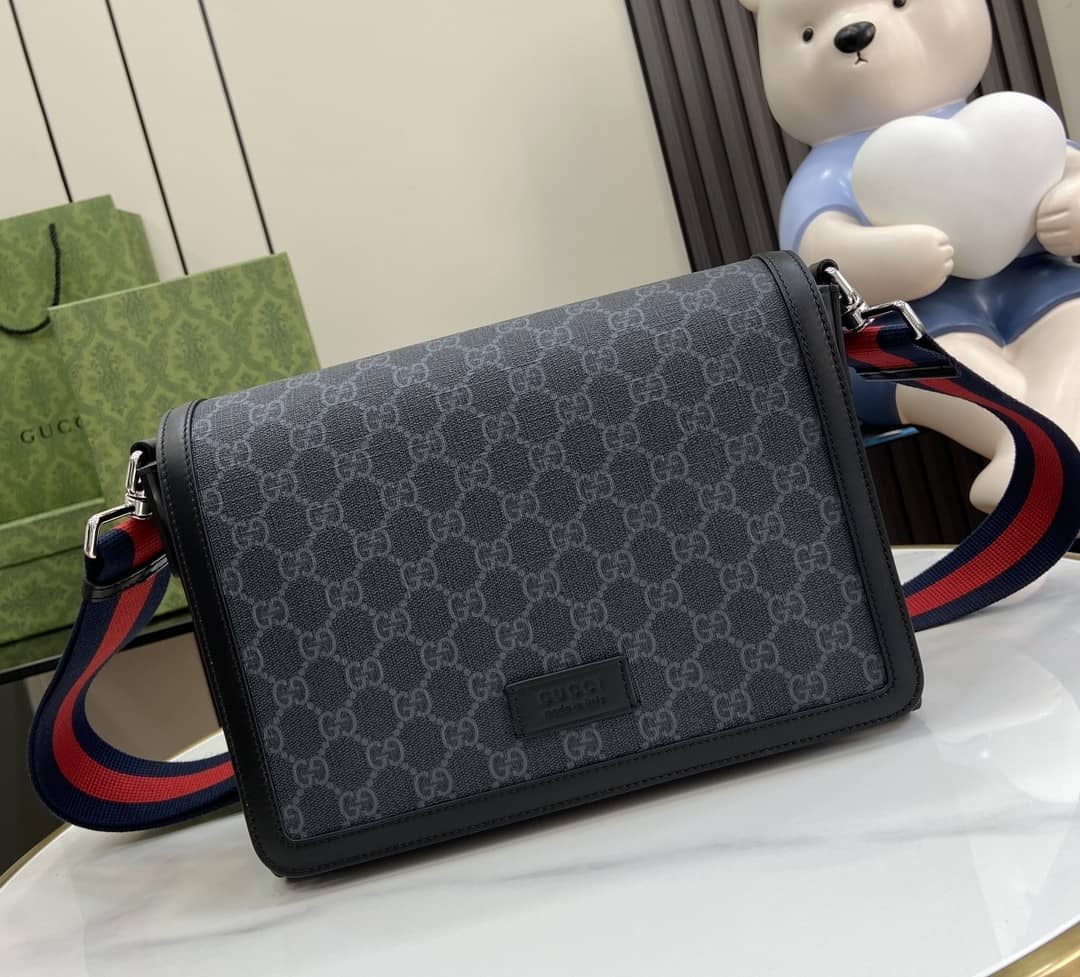 Gucci Mens Supreme Small Black Messenger Bag_10_161258 Gucci Mens Supreme Small Black Messenger Bag