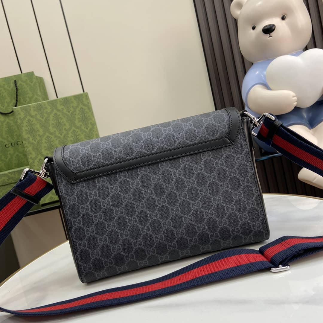 Gucci Mens Supreme Small Black Messenger Bag_1_161258 Gucci Mens Supreme Small Black Messenger Bag